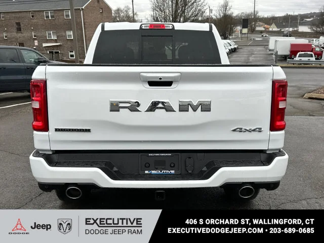 New 2026 Bright White Clear-Coat Exterior Paint RAM Big Horn/Lone Star image 3