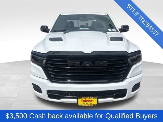 New 2026 Bright White Clear-Coat Exterior Paint RAM Laramie image 2