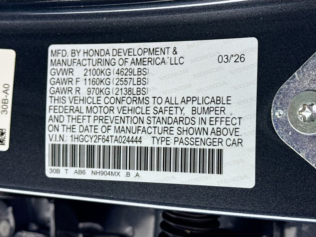 2026 Honda Accord Hybrid EX-L - Photo 32