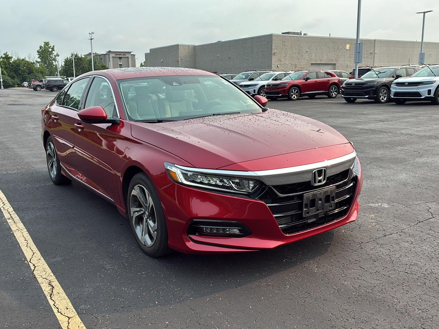 Used 2018 Radiant Red Metallic Honda EX 1.5T image 15