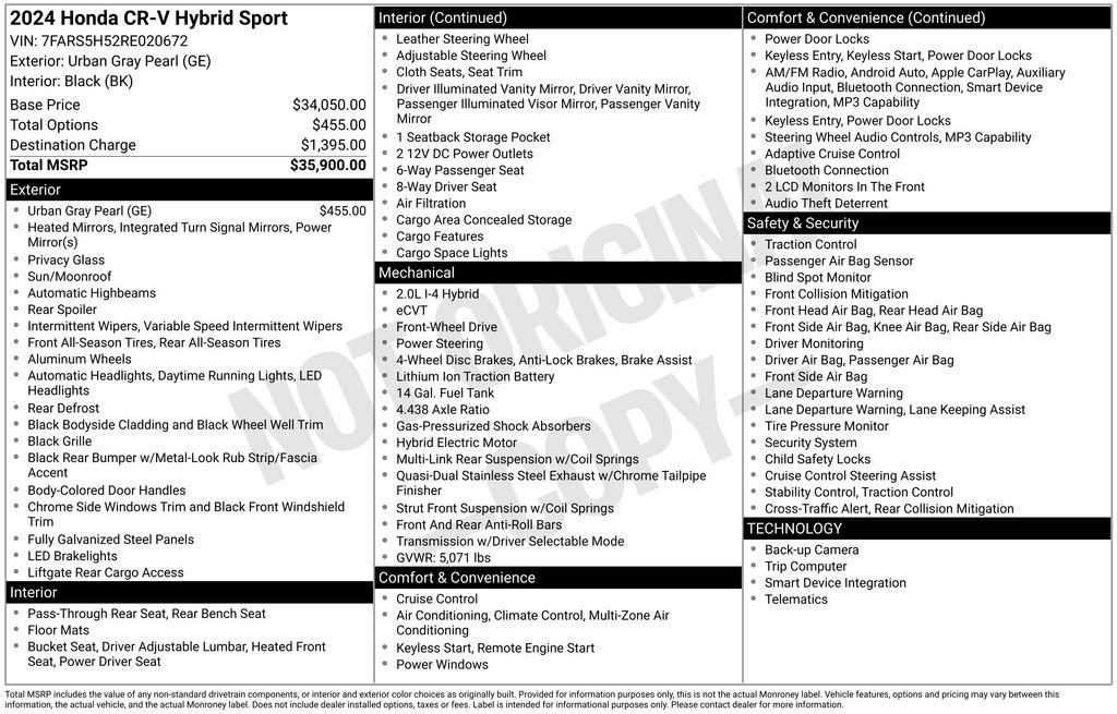 2024 Honda CR-V Sport - Photo 35