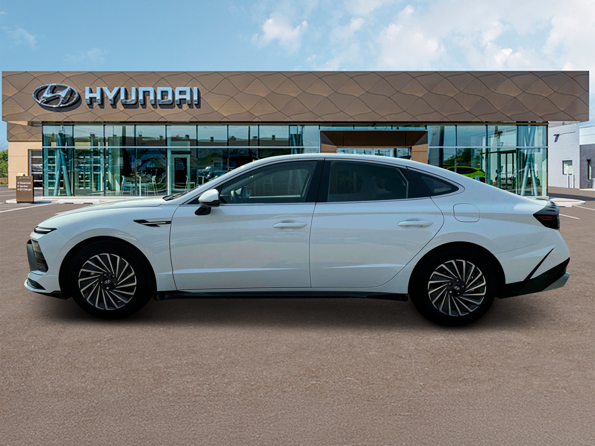 New 2025 White Hyundai SEL image 3