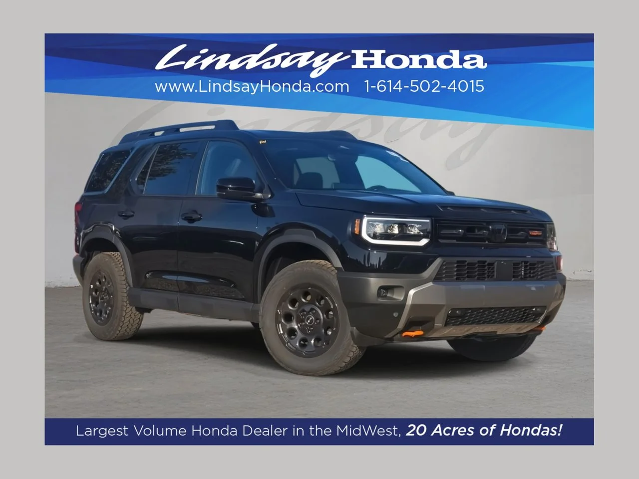 New 2026 Crystal Black Pearl Honda TrailSport Elite Blackout image 1