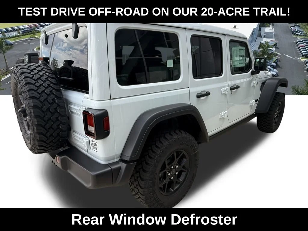 New 2026 Bright White Clear-Coat Exterior Paint Jeep Willys image 4