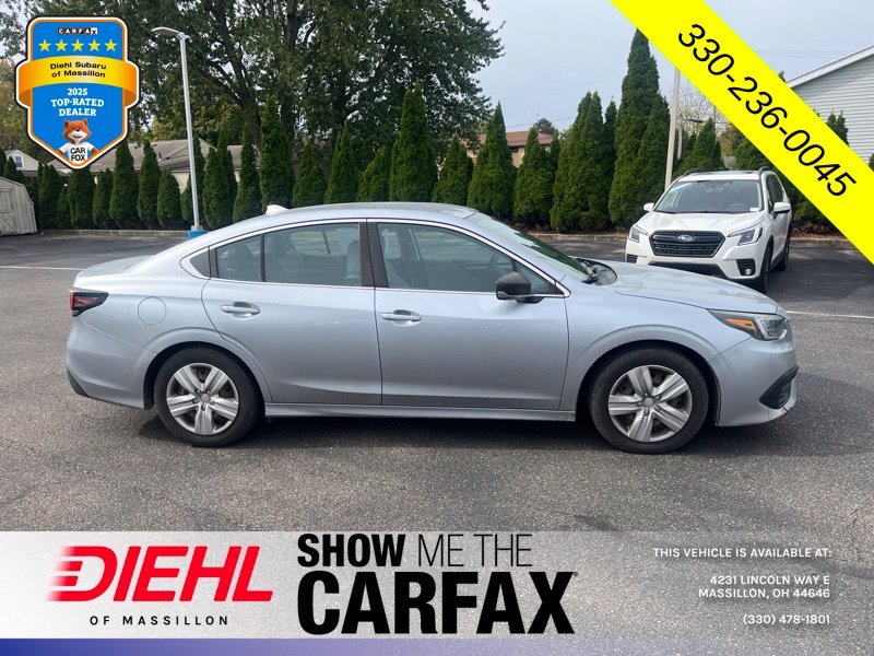 Used 2020 Silver Subaru Base image 2