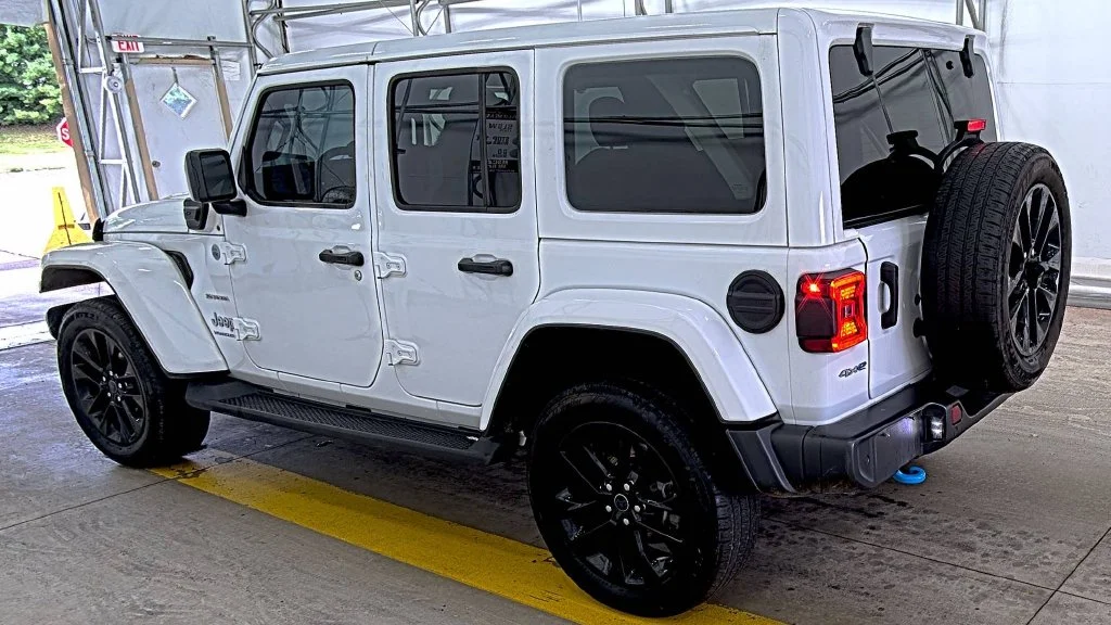 Used 2024 White Jeep Sahara 4xe image 4