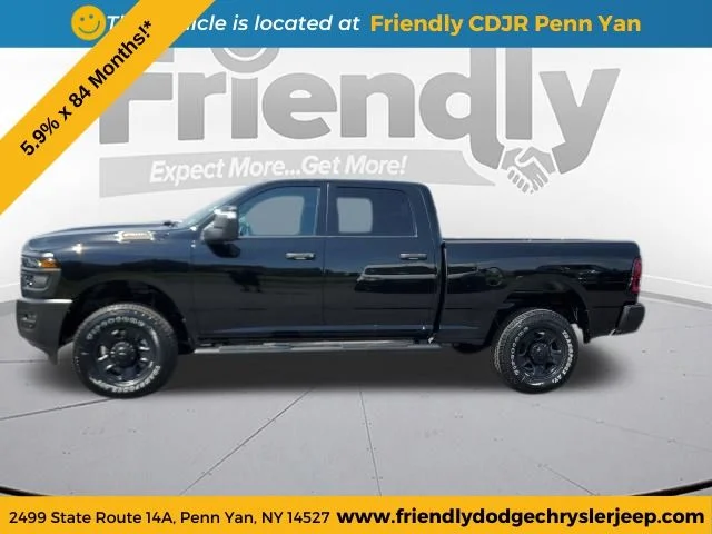 New 2026 Diamond Black Crystal Pearl-Coat Exterior Paint RAM Tradesman image 2
