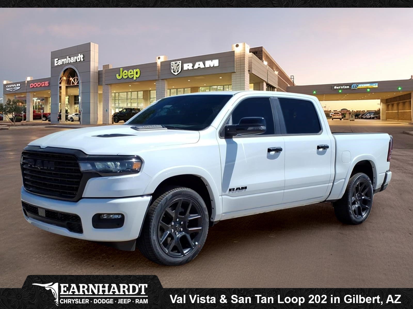 New 2026 Ivory White Tri-Coat Pearl-Coat Exterior Paint RAM Laramie image 1
