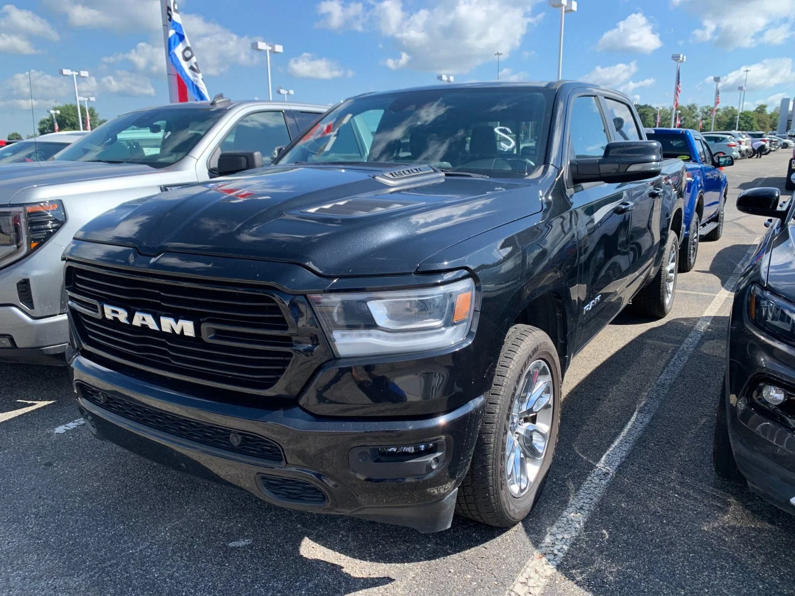 Used 2023 Black Ram Laramie Crew Cab 4x4 5'7