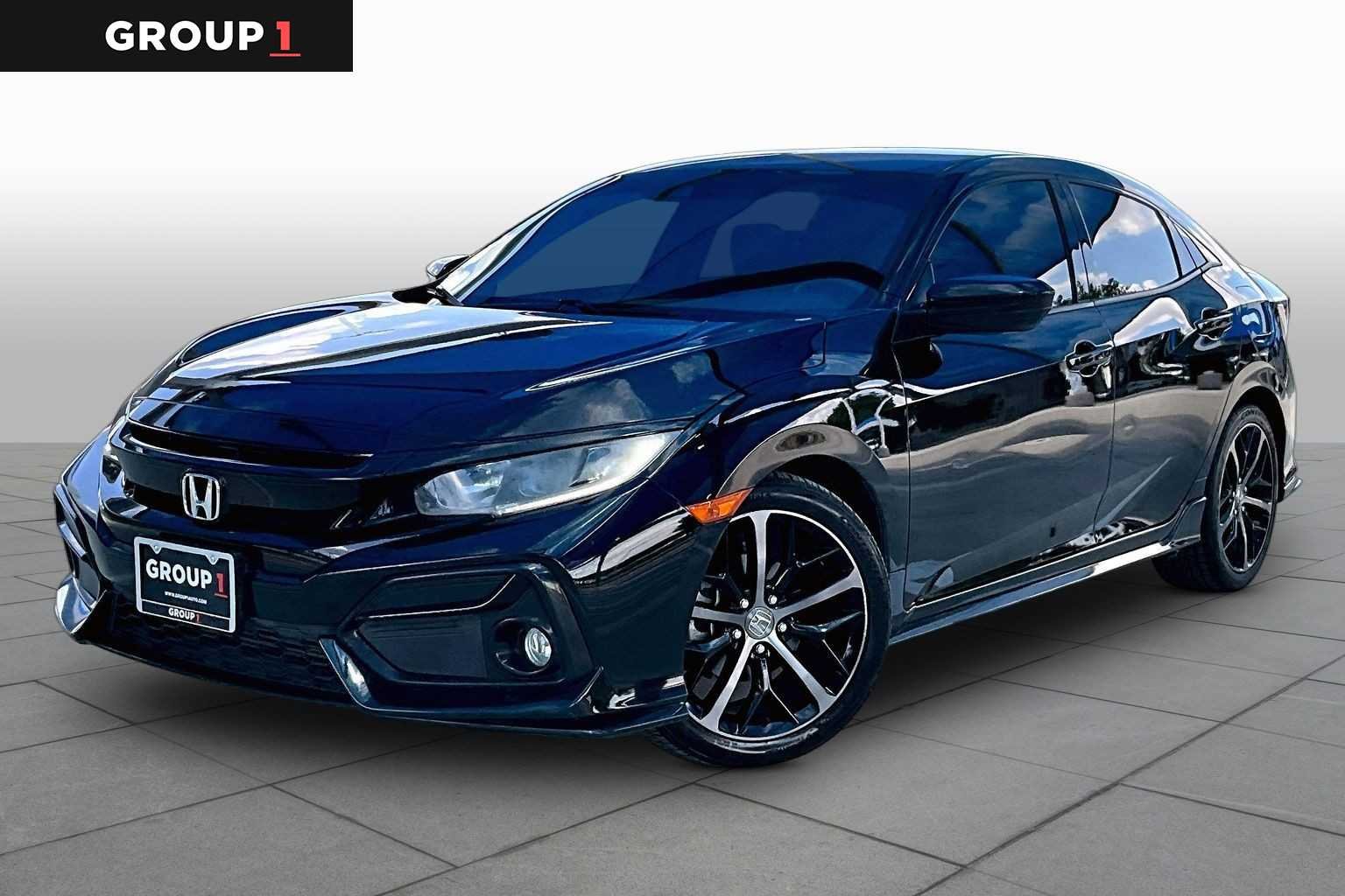 Pre-Owned 2021 Honda Civic Hatchback Sport