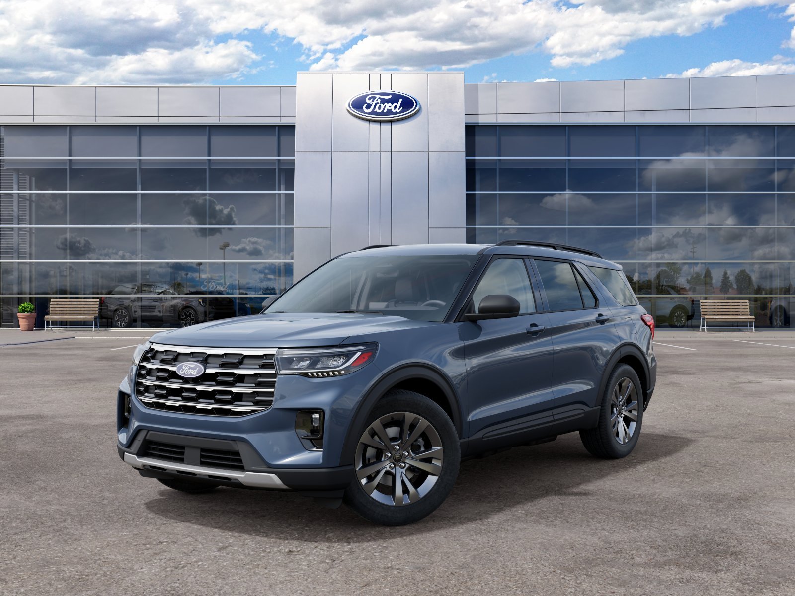 New 2027 Vapor Blue Metallic Ford Active image 2