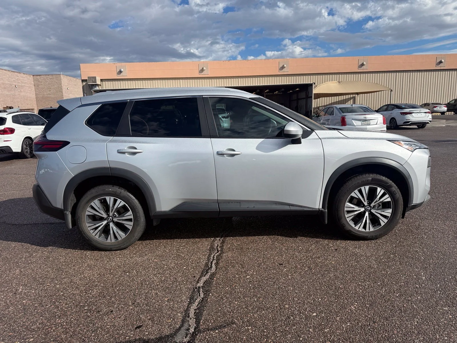 Used 2023 Brilliant Silver Nissan SV image 3