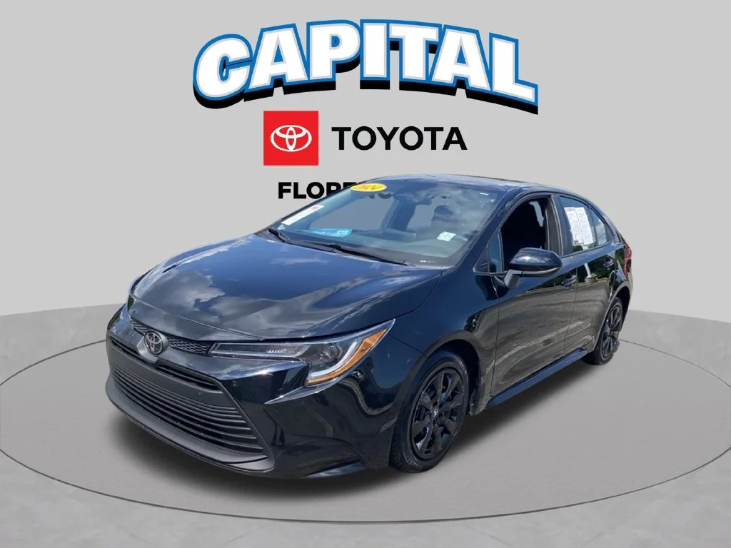 Used 2024 Black Toyota LE image 2