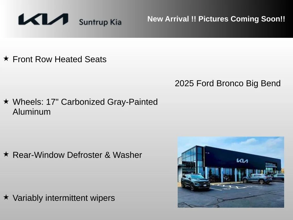Used 2025 White Ford Big Bend image 5