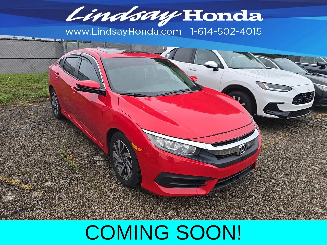 Used 2017 Rallye Red Honda EX image 3