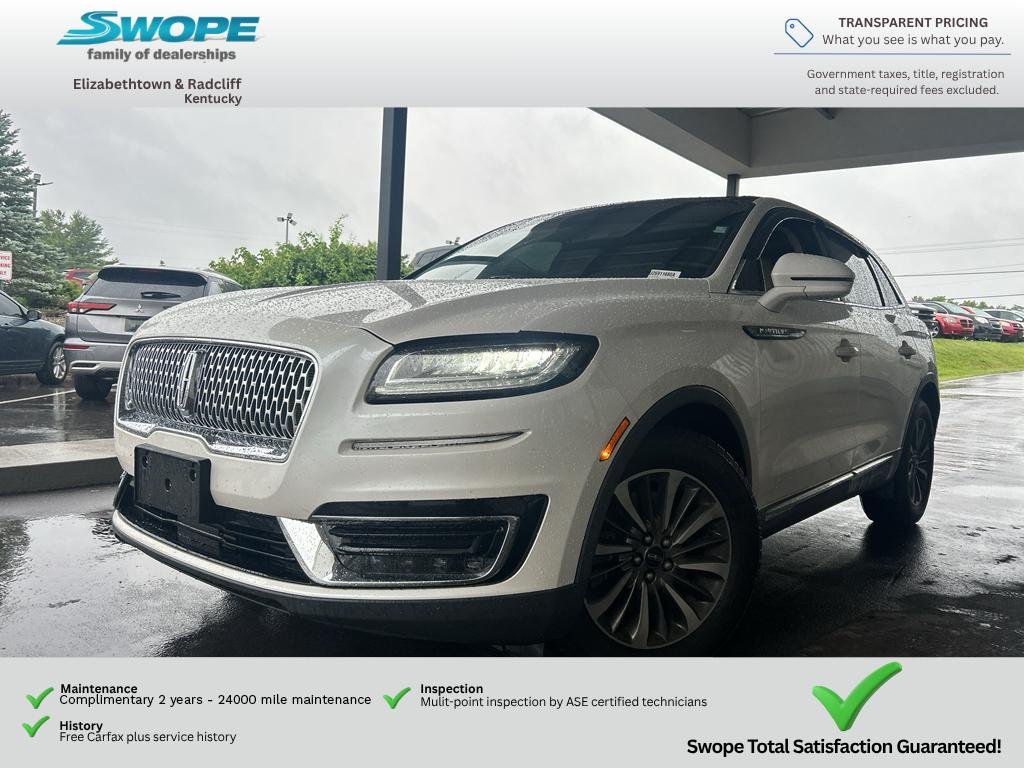 Used 2019 White Platinum Metallic Tri-Coat Lincoln Select image 2