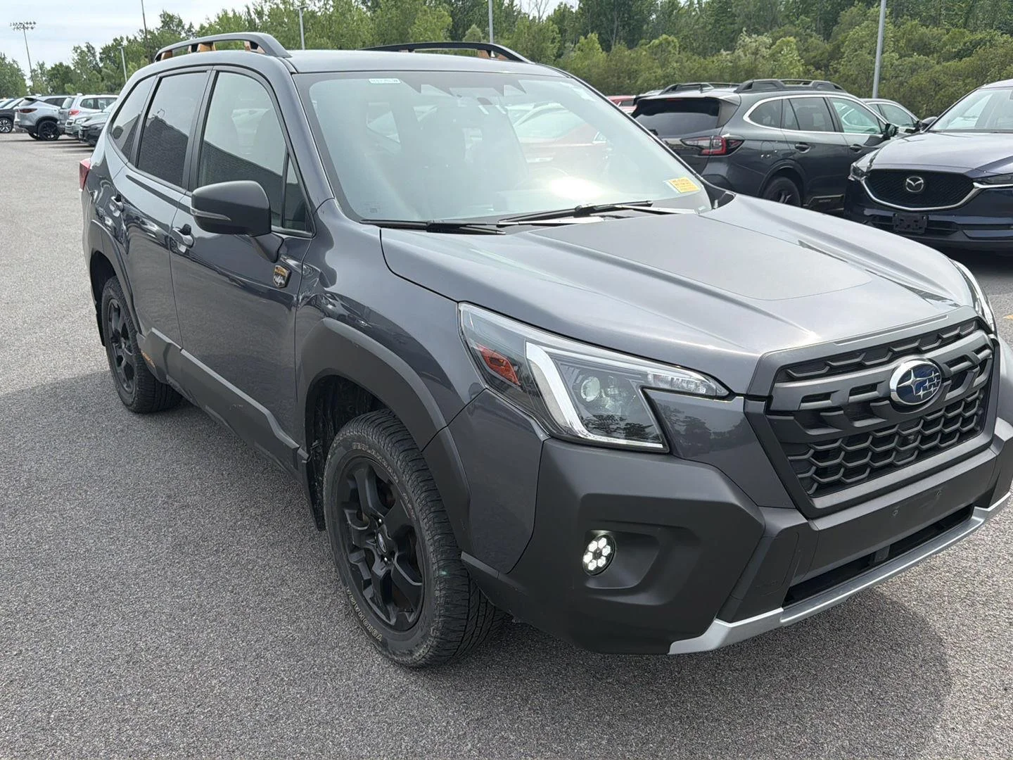 Used 2024 Magnetite Gray Metallic Subaru Wilderness image 2