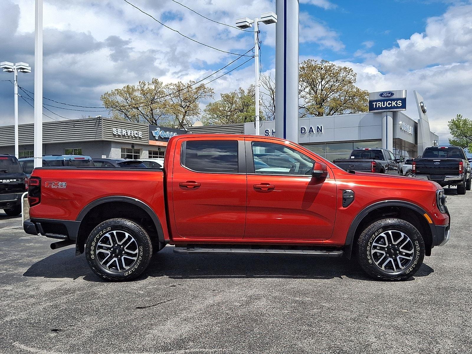 Certified Used 2024 Hot Pepper Red Tinted Clearcoat Ford LARIAT image 7