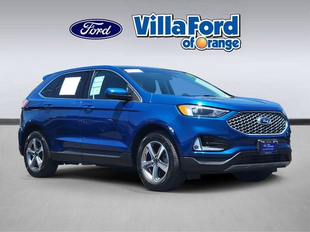 Certified Used 2023 Blue Metallic Ford SEL image 1