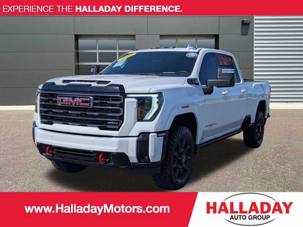 Used 2025 Summit White GMC AT4 image 1