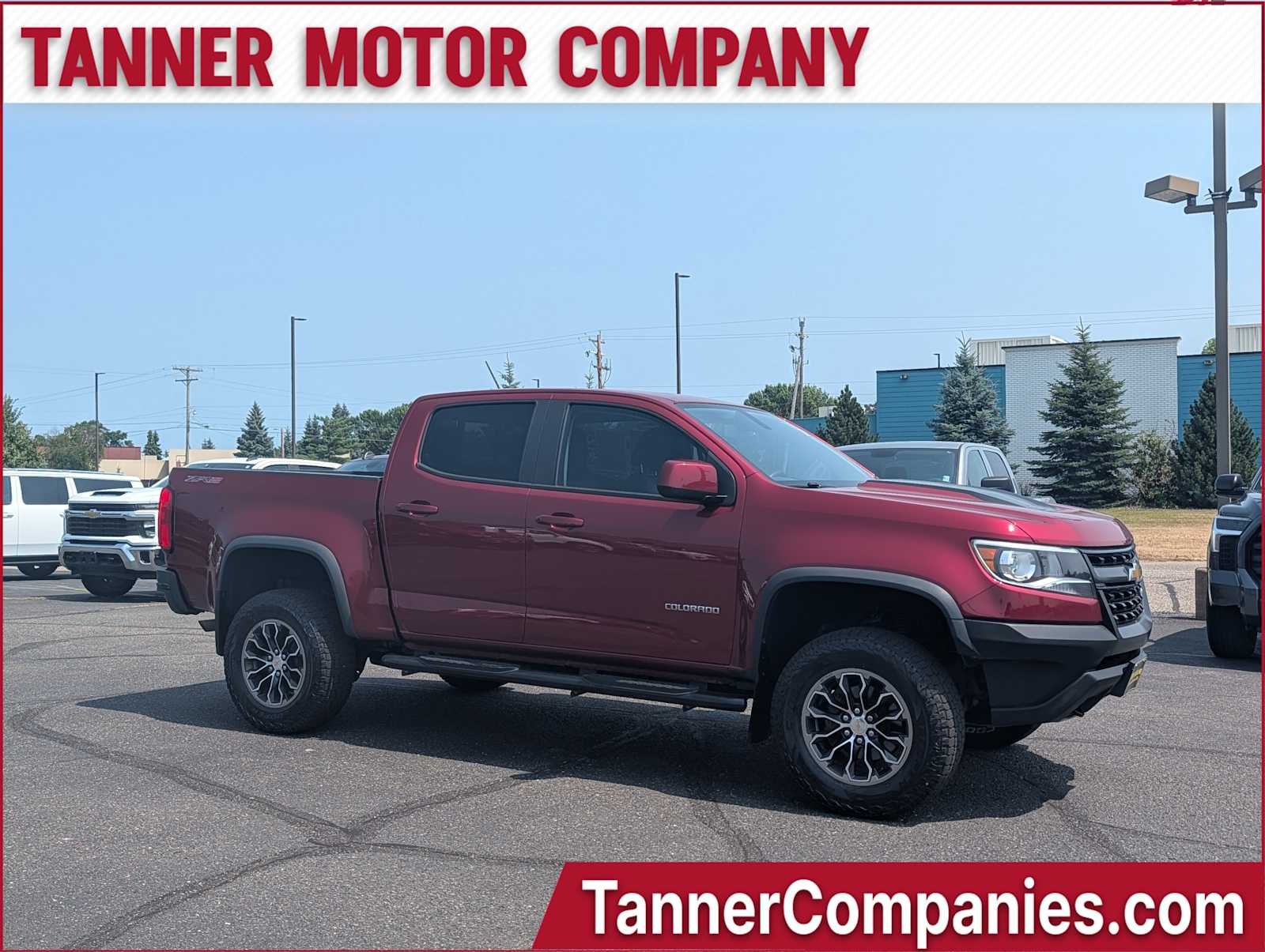 Cajun Red Tintcoat 2017 Chevrolet Colorado Pickup Truck Four-Wheel Drive