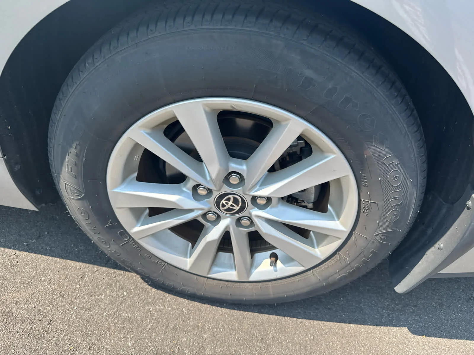Used 2025 Celestial Silver Metallic Toyota LE image 5