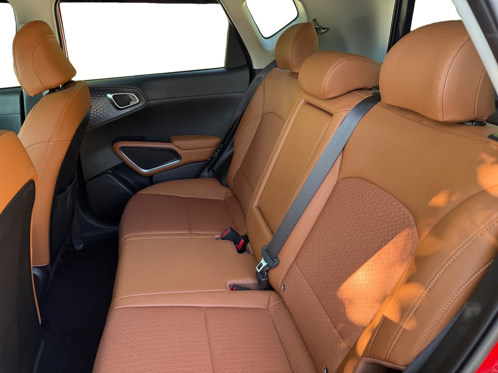 Certified Used 2025 Inferno Red/Black Roof Kia EX image 22