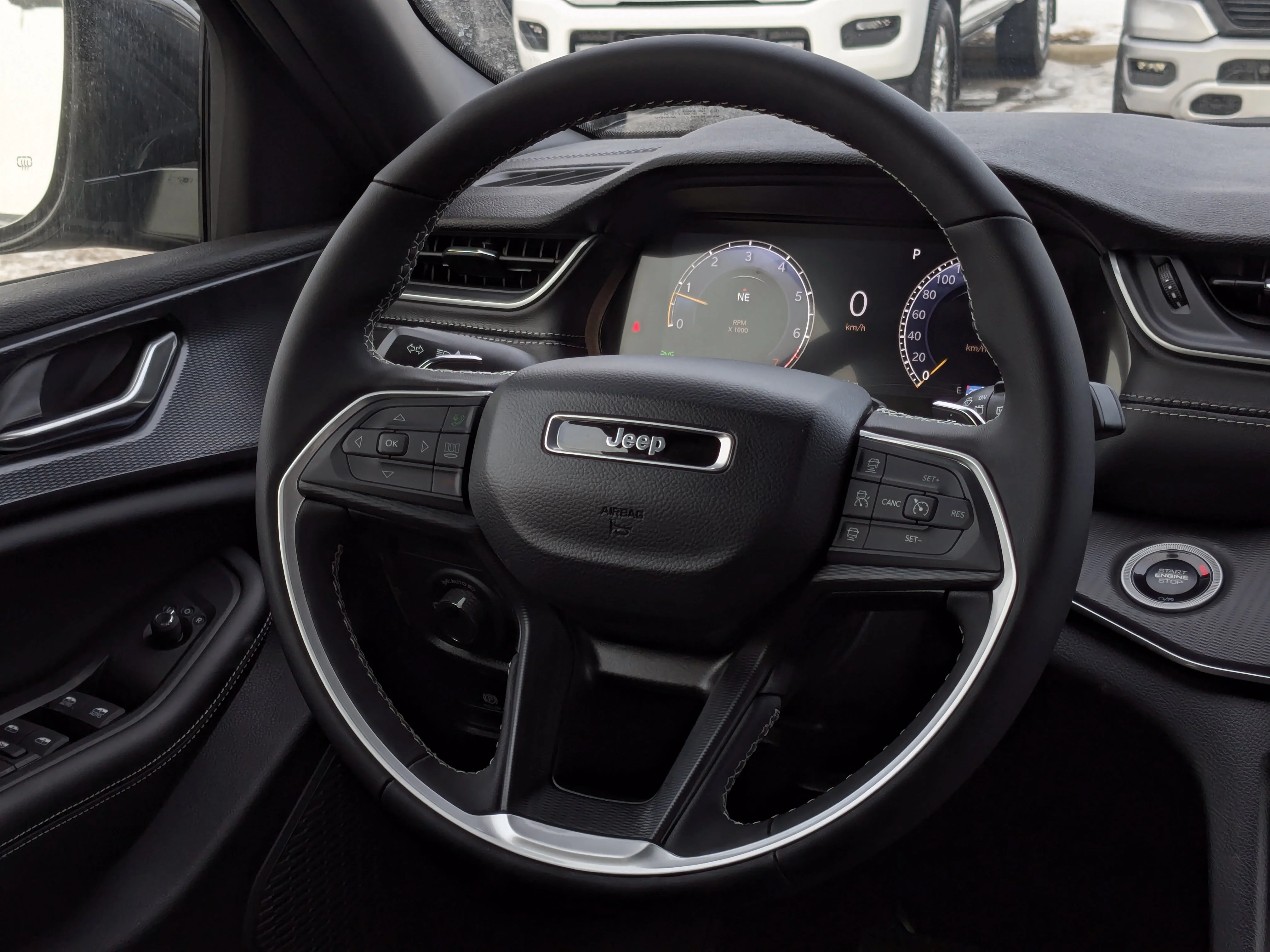 New 2025 Black Jeep Altitude - - Power Liftgate - Wireless Charging - 20 Black Wheels - Remote Start & More image 16