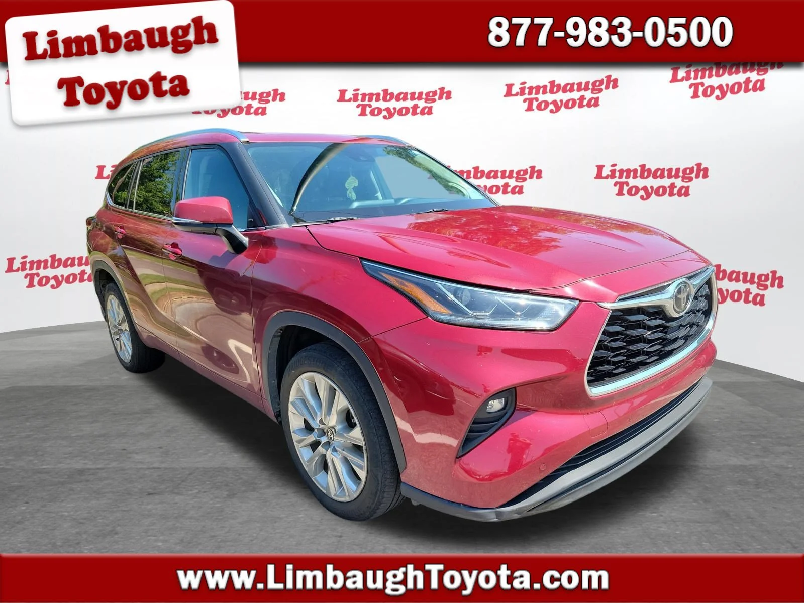 Used 2021 Red Toyota Limited image 1