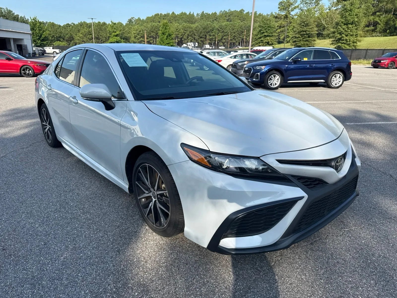 Used 2024 White Toyota SE image 1