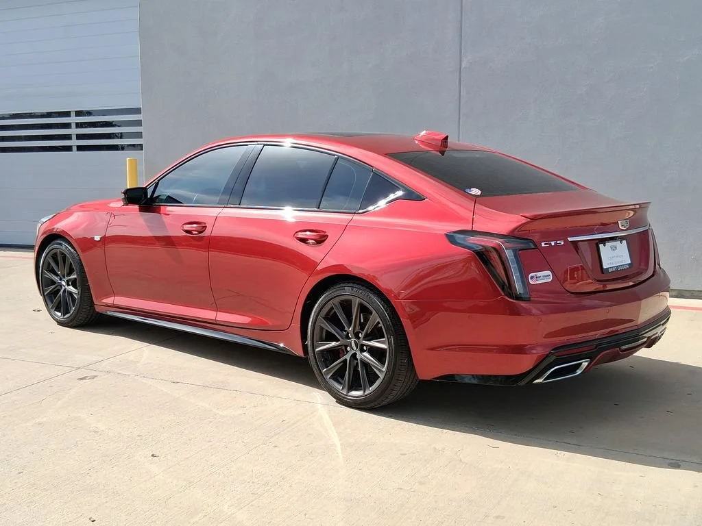 Used 2025 Radiant Red Tintcoat Cadillac Sport image 4
