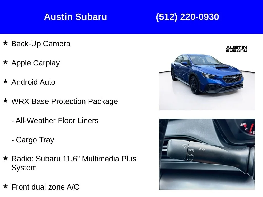 New 2026 Blue Subaru Base image 9