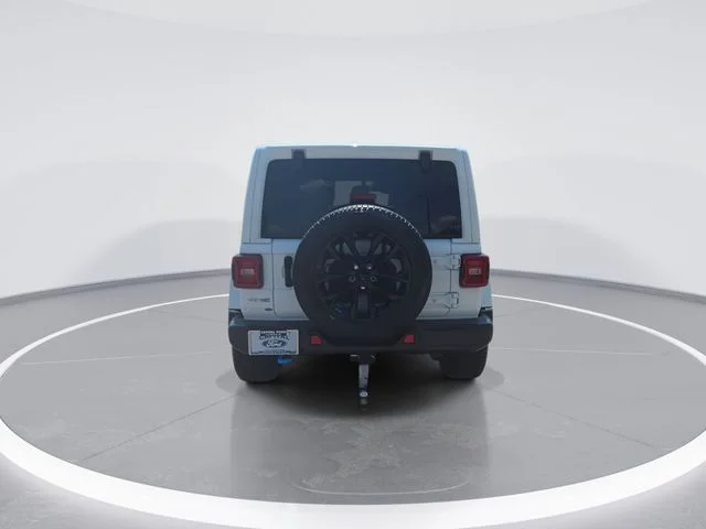 Used 2023 White Jeep Sahara 4xe image 7