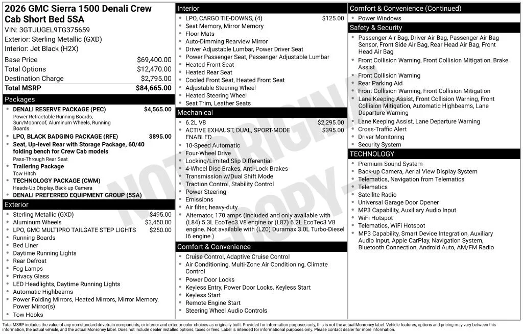 2026 GMC Sierra 1500 Denali - Photo 38