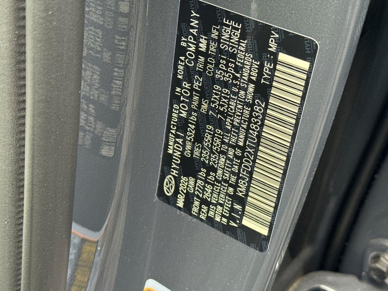 New 2026 Gray Hyundai Limited image 27