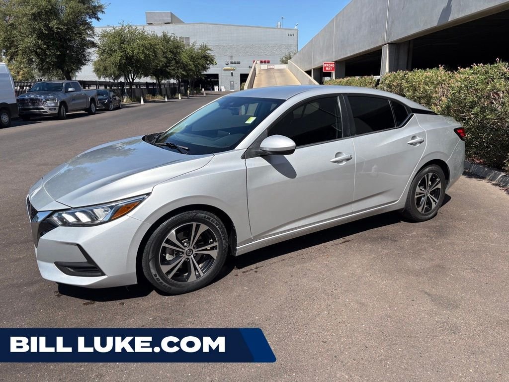 Used 2023 Silver Nissan SV image 1