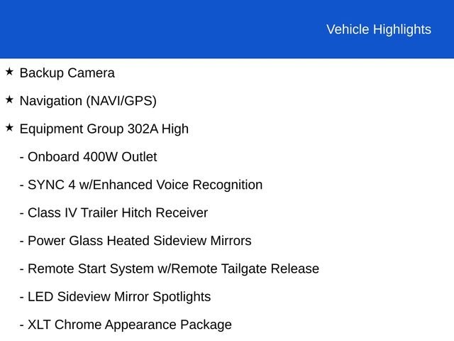 Used 2022 Oxford White Ford XLT image 1