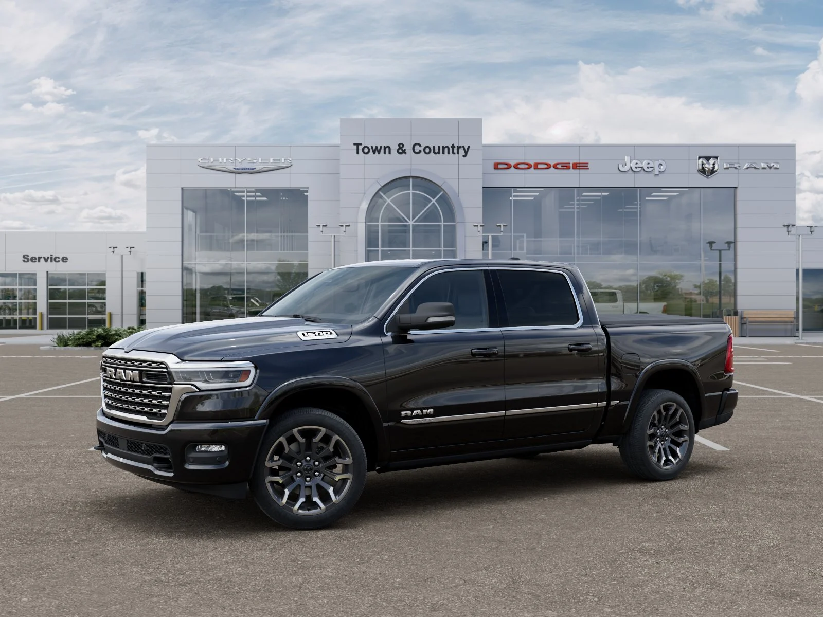 New 2027 Diamond Black Crystal Pearl-Coat Exterior Paint RAM Limited image 28