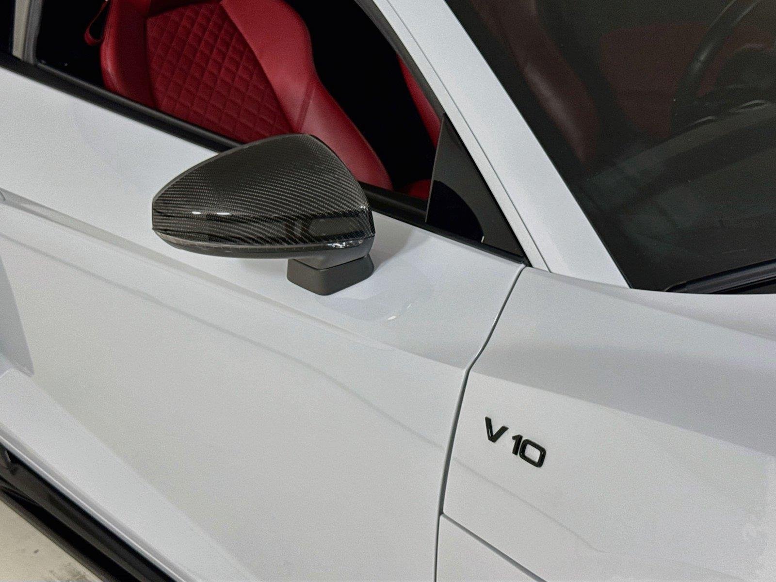 Used 2021 Suzuka Gray Metallic Audi 5.2 V10 | Carbon Ext Pkg | Diamond Stitched Int | Premium Pkg image 30