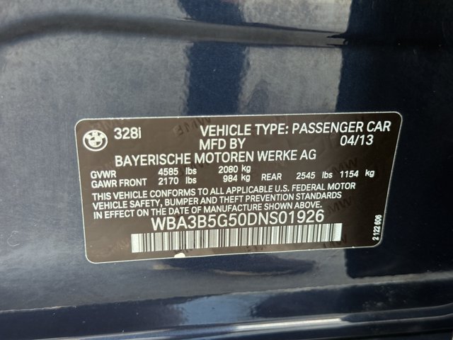 Used 2013 Blue BMW 328i xDrive image 28