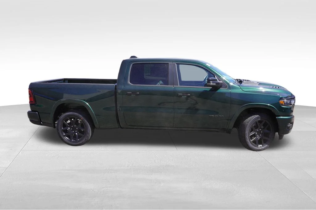 New 2026 Serrano-Green Metallic Exterior Paint RAM Laramie image 2
