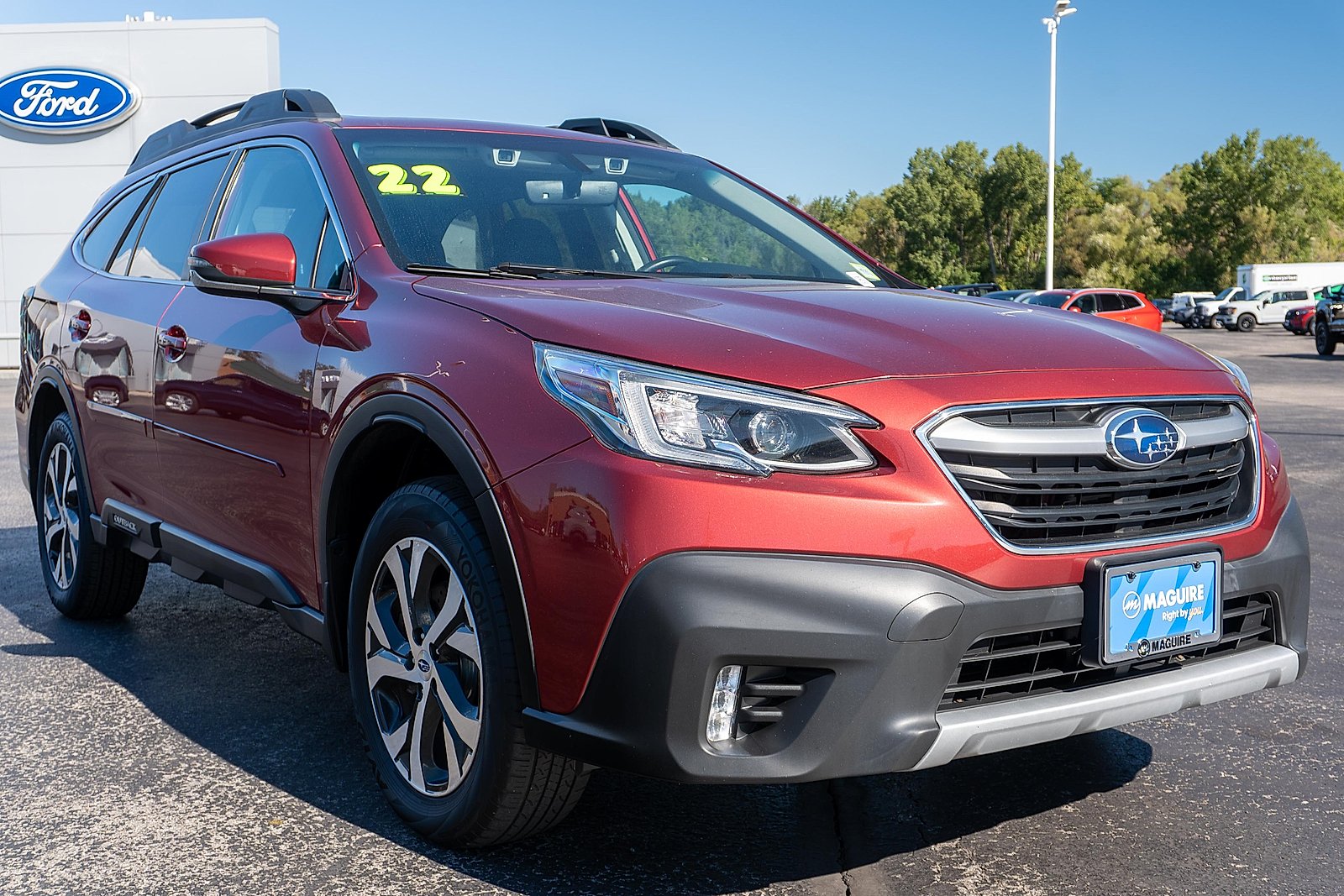Used 2022 Crimson Red Pearl Subaru Limited image 4