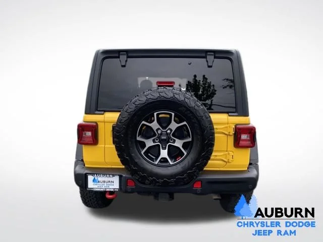 Used 2021 Yellow Jeep Unlimited Rubicon image 7