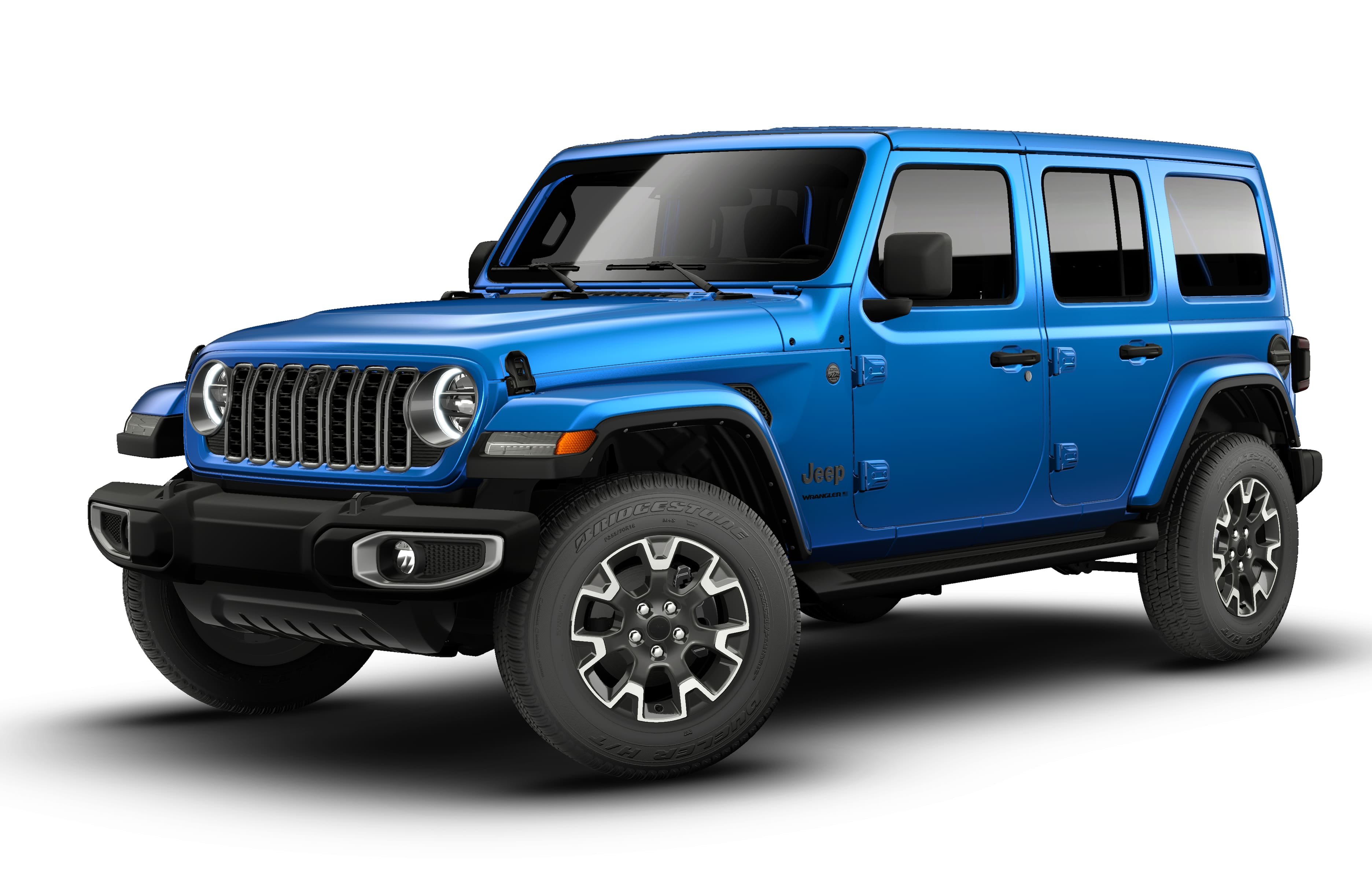 New 2026 Hydro Blue Pearl-Coat Exterior Paint Jeep Sahara image 13