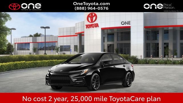 New 2026 Midnight Black Metallic Toyota  SE image 2