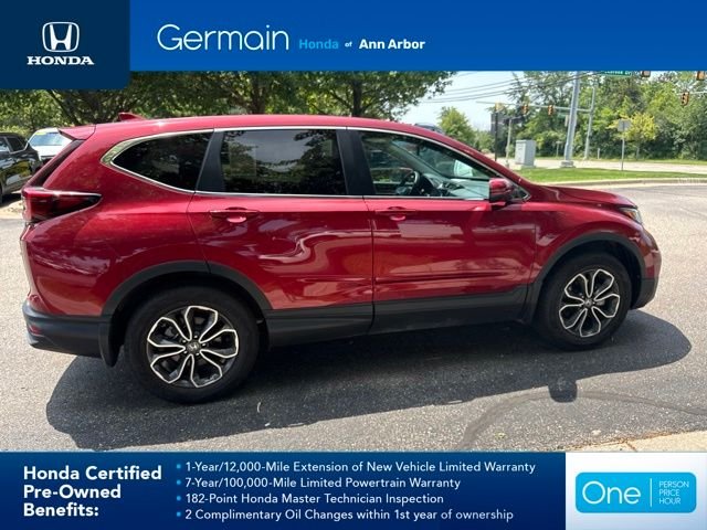 Certified Used 2021 Radiant Red Metallic Honda AWD EX-L image 7