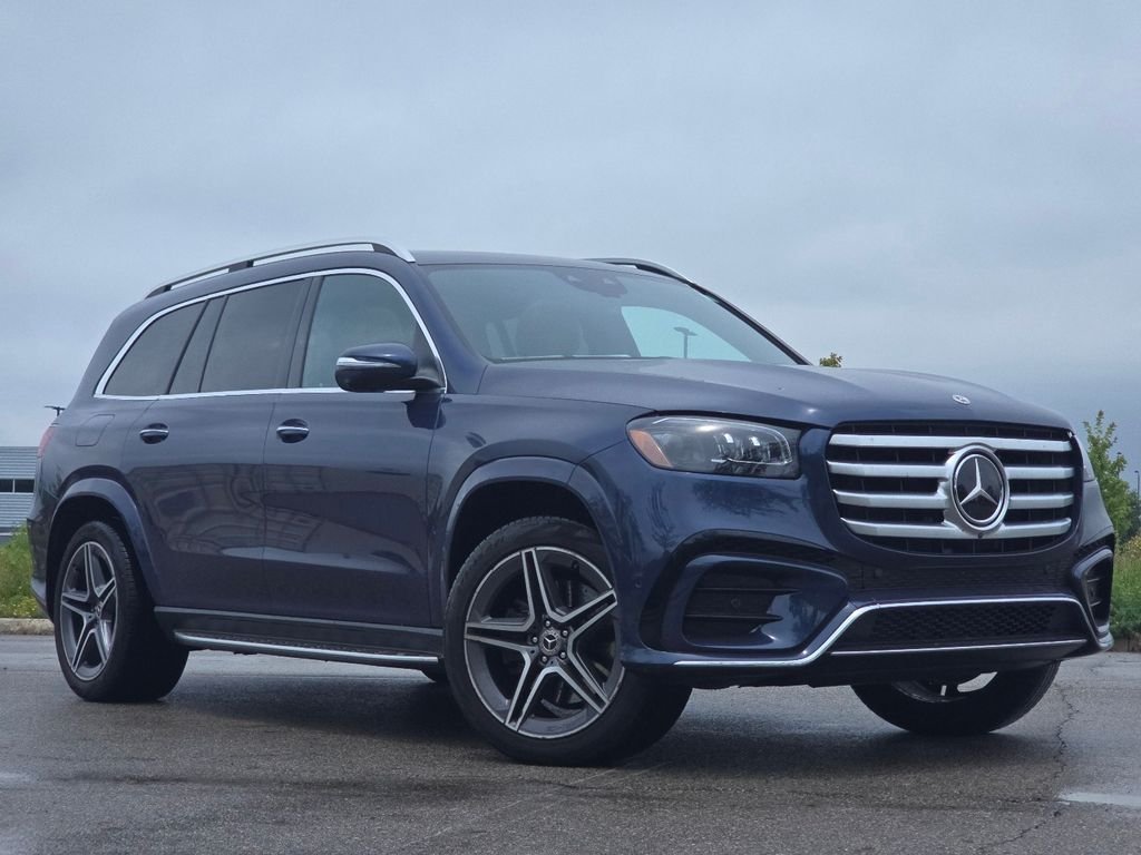 Certified Used 2024 Twilight Blue Metallic Mercedes-Benz GLS 450 image 2