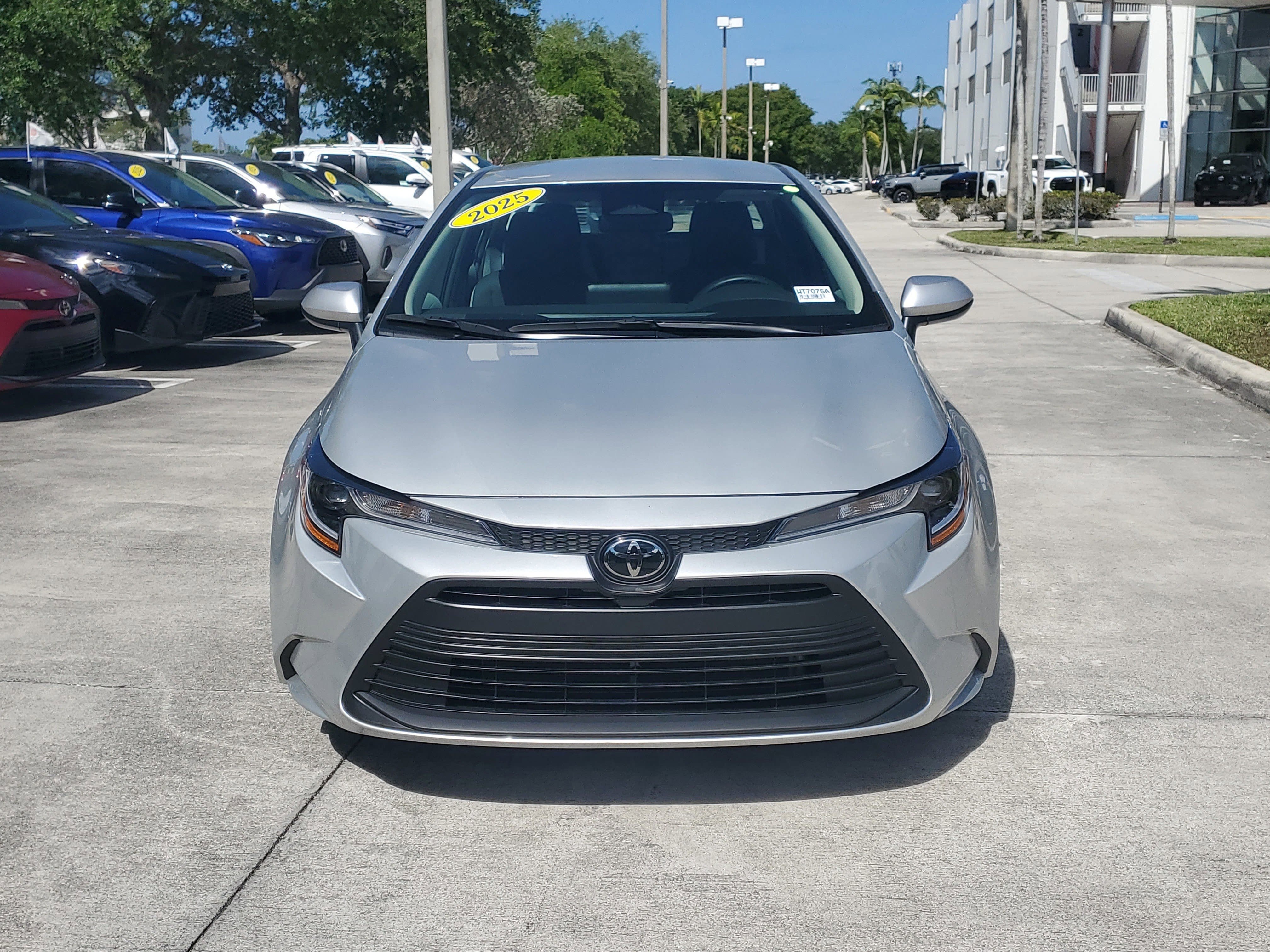 Certified Used 2025 Classic Silver Metallic Toyota LE image 8