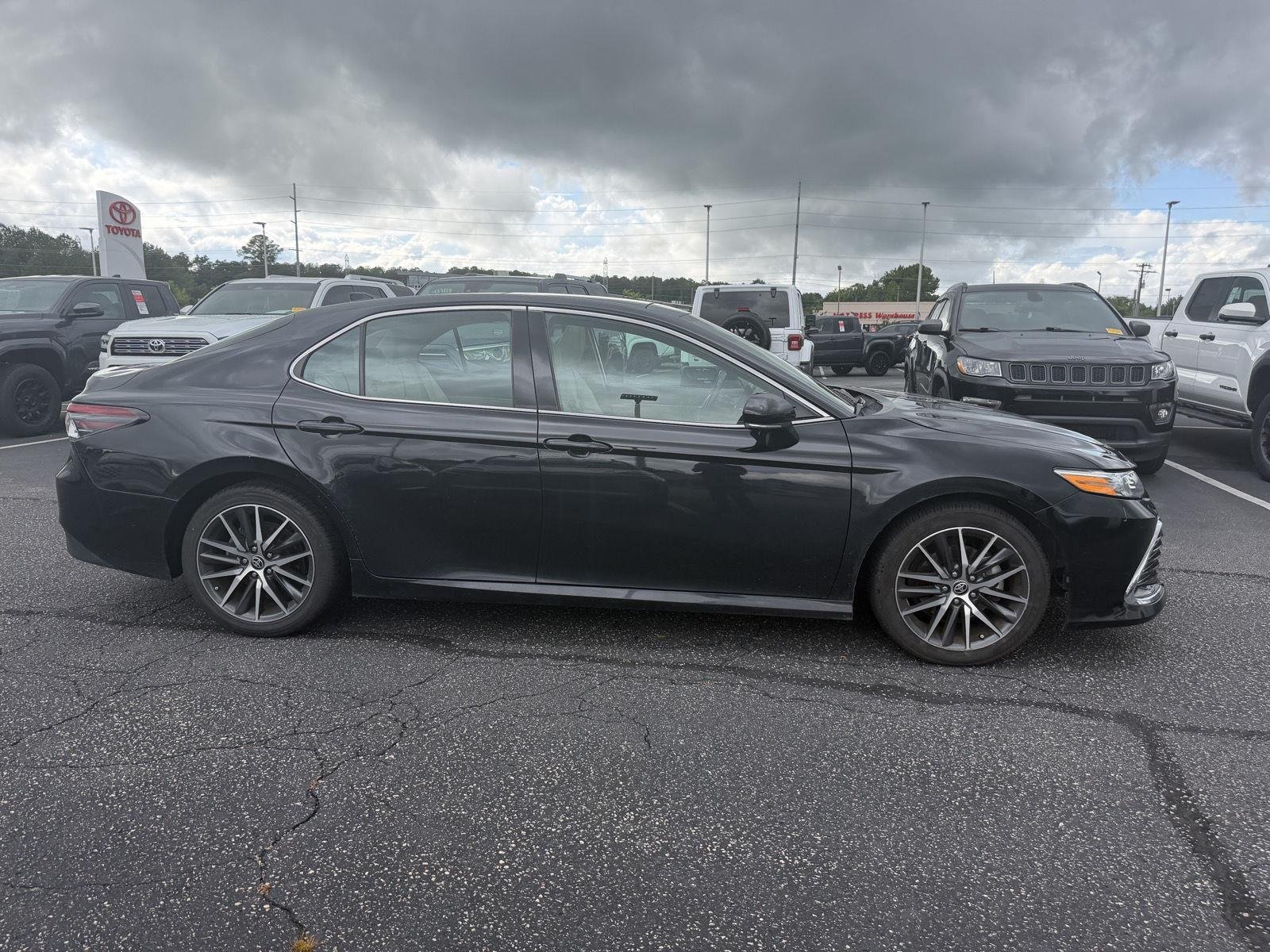 Used 2023 Midnight Black Metallic Toyota XLE image 8