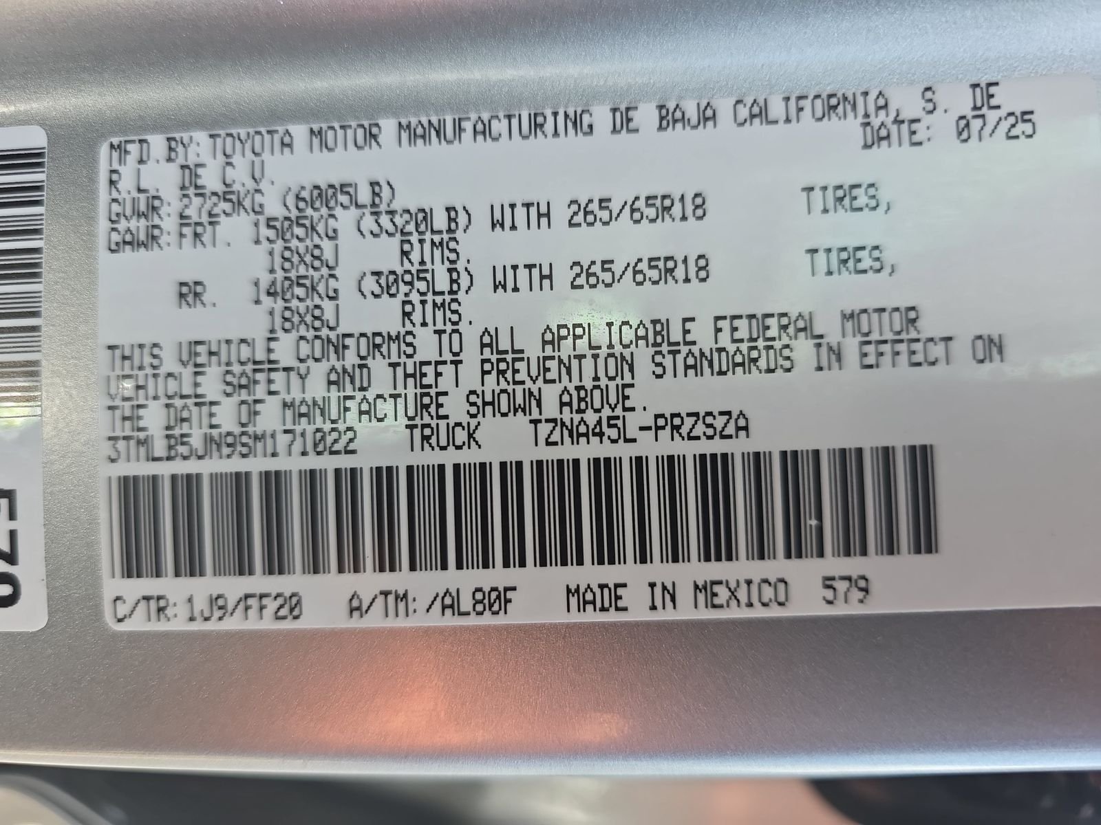 Used 2025 Silver Toyota SR5 image 33